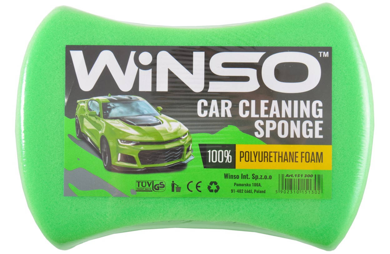 

Губка для мойки автомобиля Winso с мелкими порами 200*140*60mm