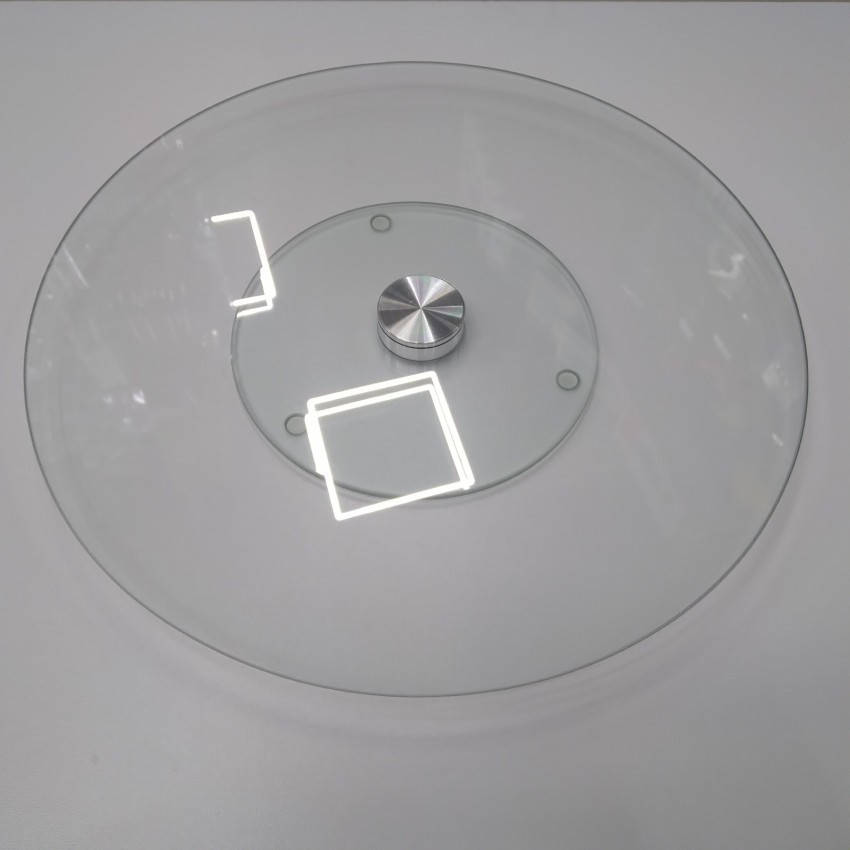 

Подставка крутящаяся стеклянная Stenson 32 см R-17596