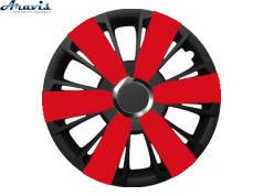 

Колпаки R14 красные с черным Argento