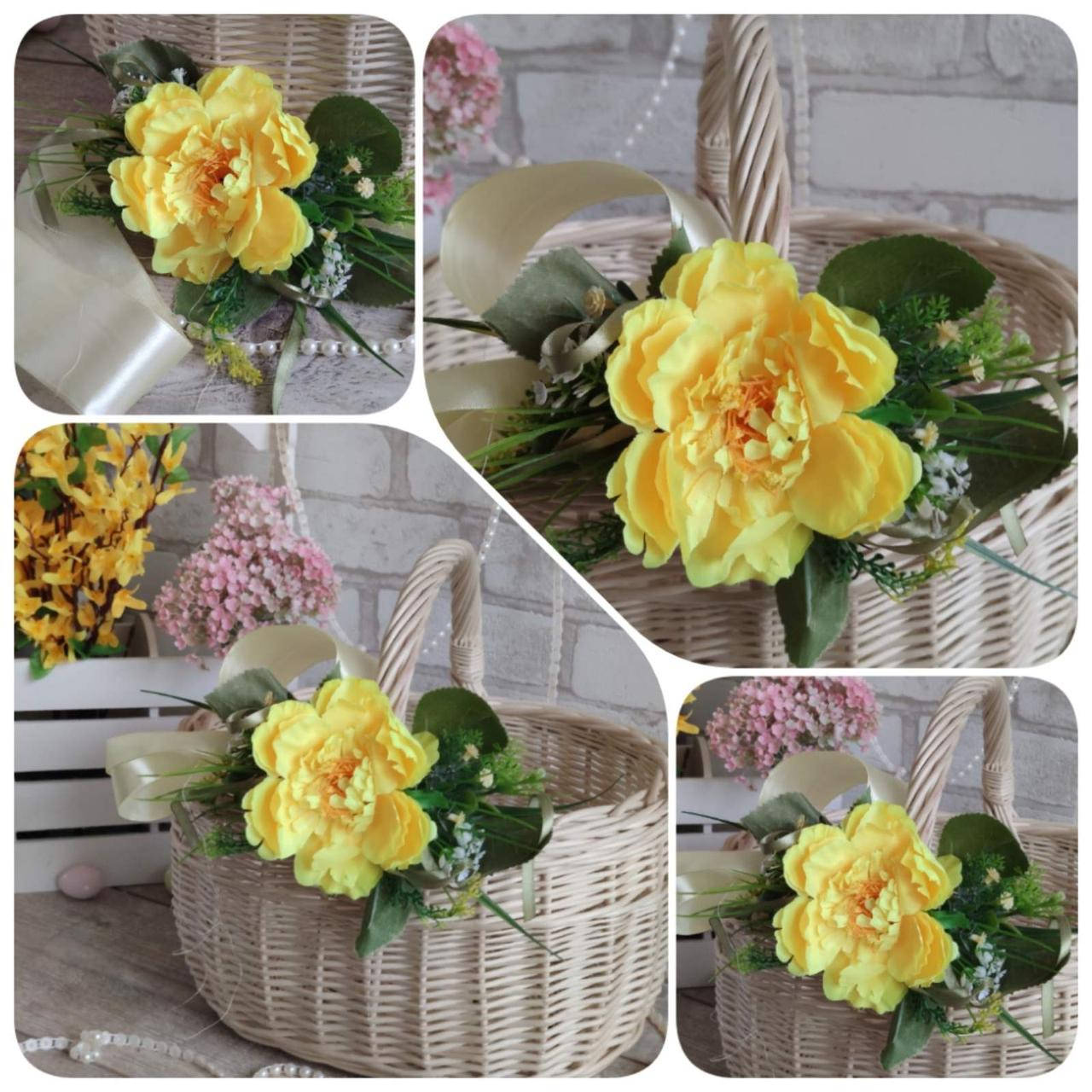 

Лента с цветами на пасхальную корзину, 1 м на 5 см, 95 грн, пасхальный декор.