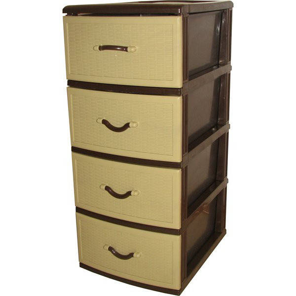 

Комод пластиковый Стиль ( Style) 4ящика. 87х37х47.