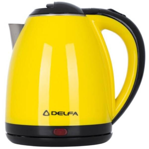 

Электрочайник DELFA DK 3510 Х RED, YELLOW 1,8л,1,5кВт,дисковый,12 мес.