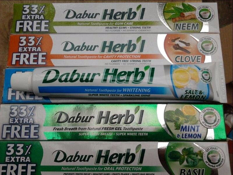 

Зубная паста Dabur Herb'l, 70мл, Индия. Органика.