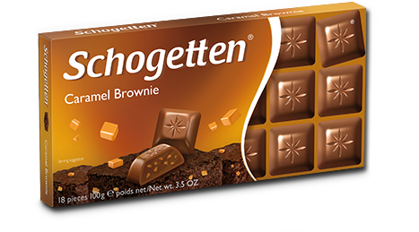 

Шоколад Schogetten 100гр. Германия Caramel Brownie