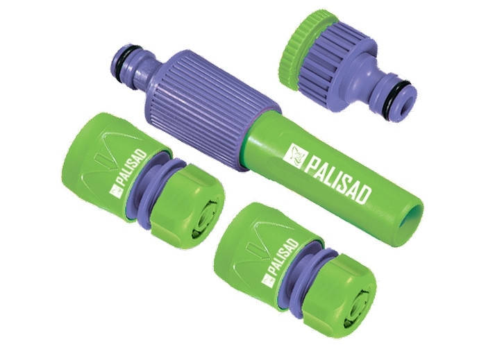 

Набор для подключения шланга 1/2" (распылитель, 3 адаптера к распылителю) PALISAD