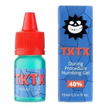 

Гель анестетик для вторичной анестезии TKTX 40% (Blue) 15гр. Лидокаин 5%, Тетракаин 3%, Эпинефрин 0,2%