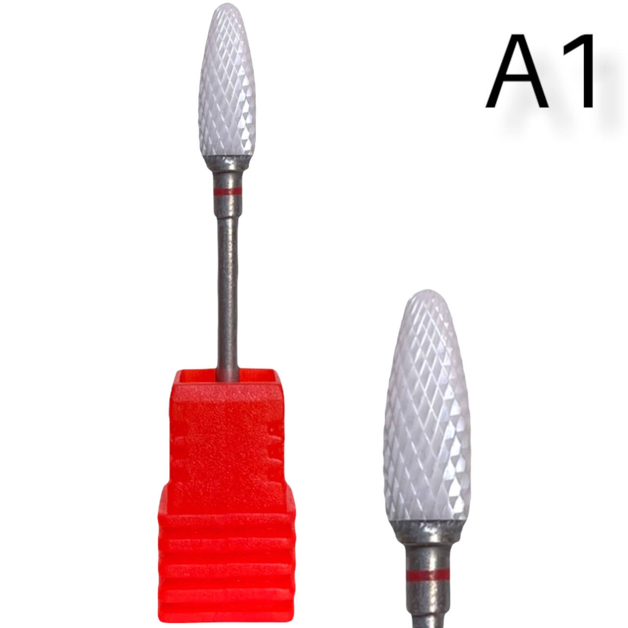 

Керамическая насадка-фреза "Кукурузка" для фрезера, цветная коробка А1 красная