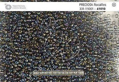 

33119/41010/13 Серый радужный прозрачный. Ювелирный бисер Preciosa. 1грамм