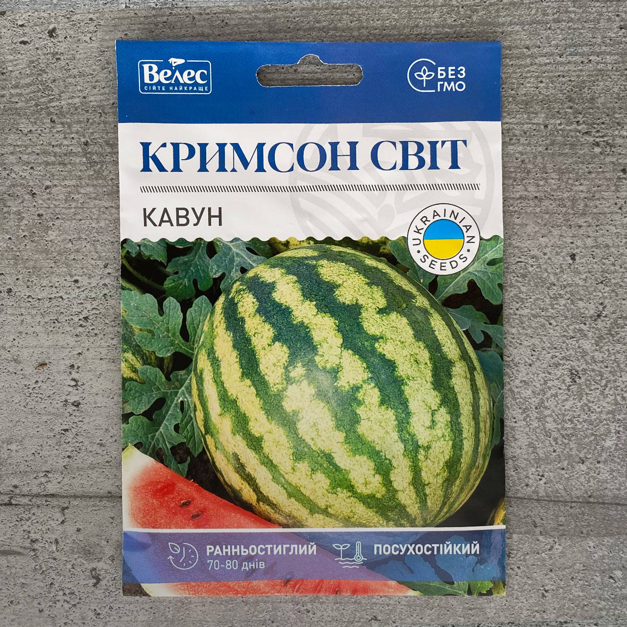 

Арбуз Крымсон Свит 8 г семена пакетированные Велес