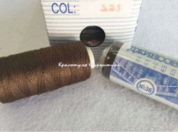 

Нитка джинсовая №36 черный шоколад