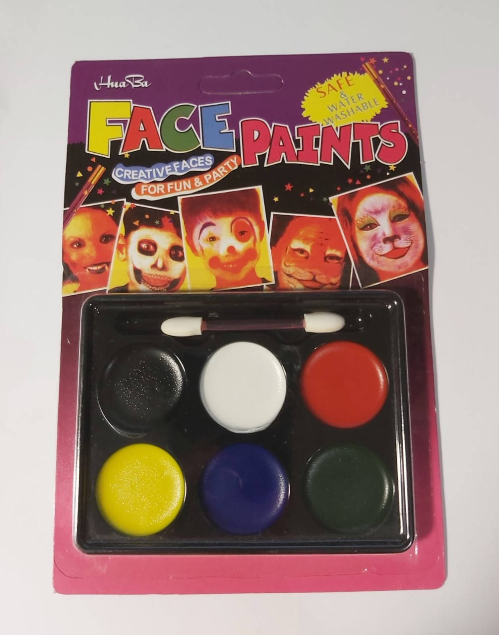 

Аквагрим, краски для лица 6 цветов детская косметика Face paint, Разные цвета