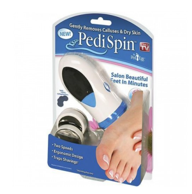 

Электрическая пемза Pedi Spin прибор для чистки пяток и ног - 51262