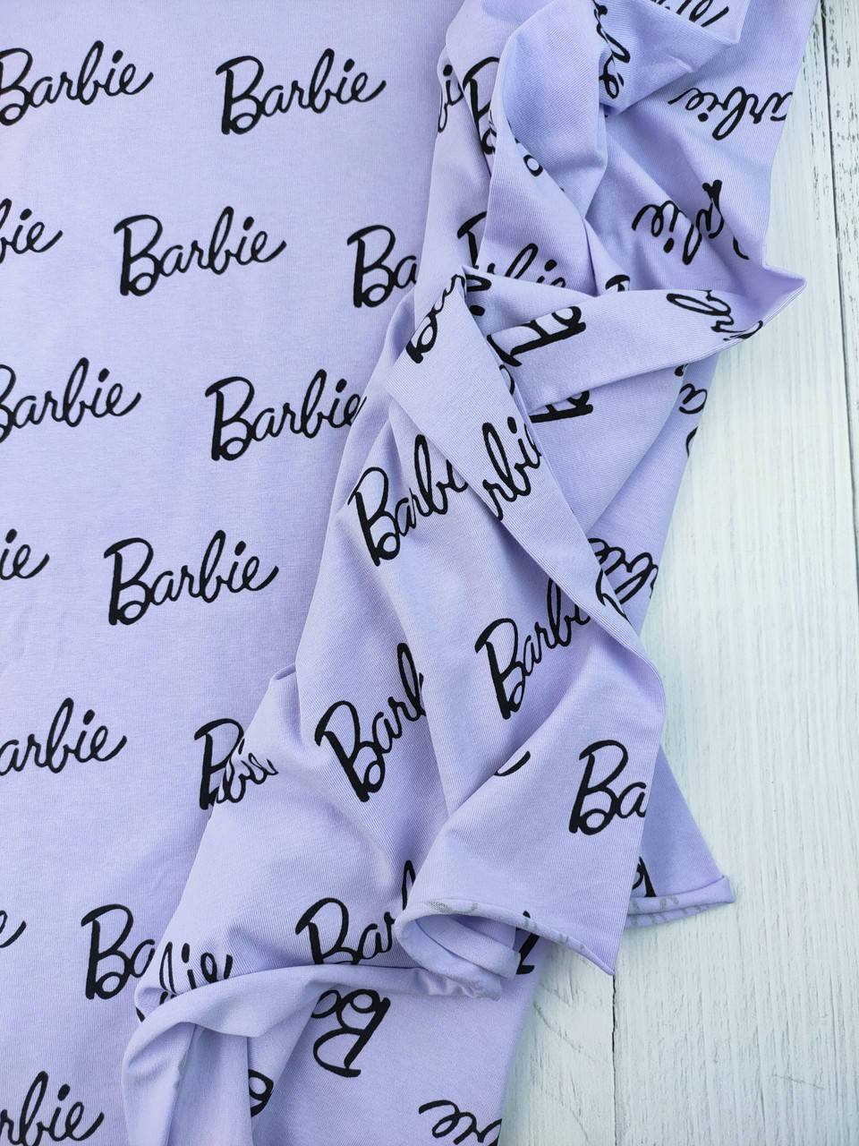 

Стрейч кулир принт "Барби на лила" (ротация).