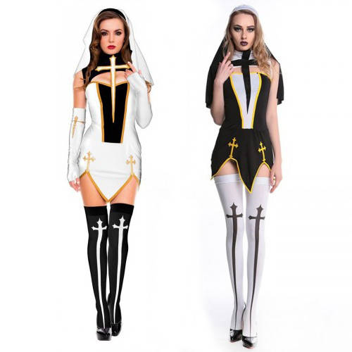 

Костюм сексуальной монашки Holly Doll для ролевых игр, Разные цвета