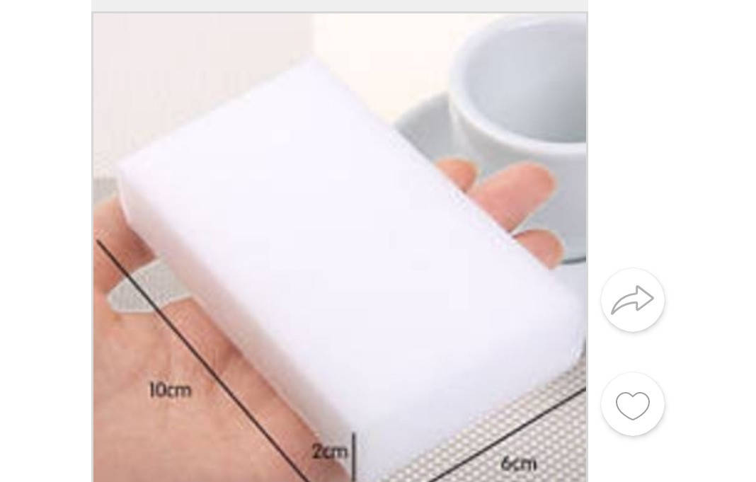 

Меламиновые губки 10*6*2см, качественные