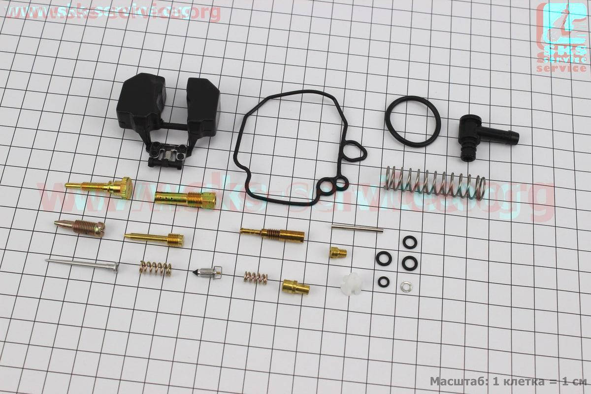 

Ремонтный комплект карбюратора Suzuki LETS-III, 22 детали+поплавок (339894)