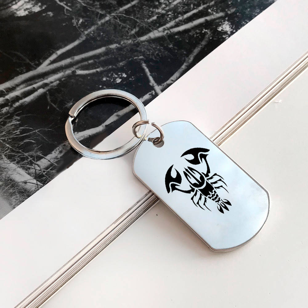 

Брелок или жетон c гравировкой - знак зодиака Рак