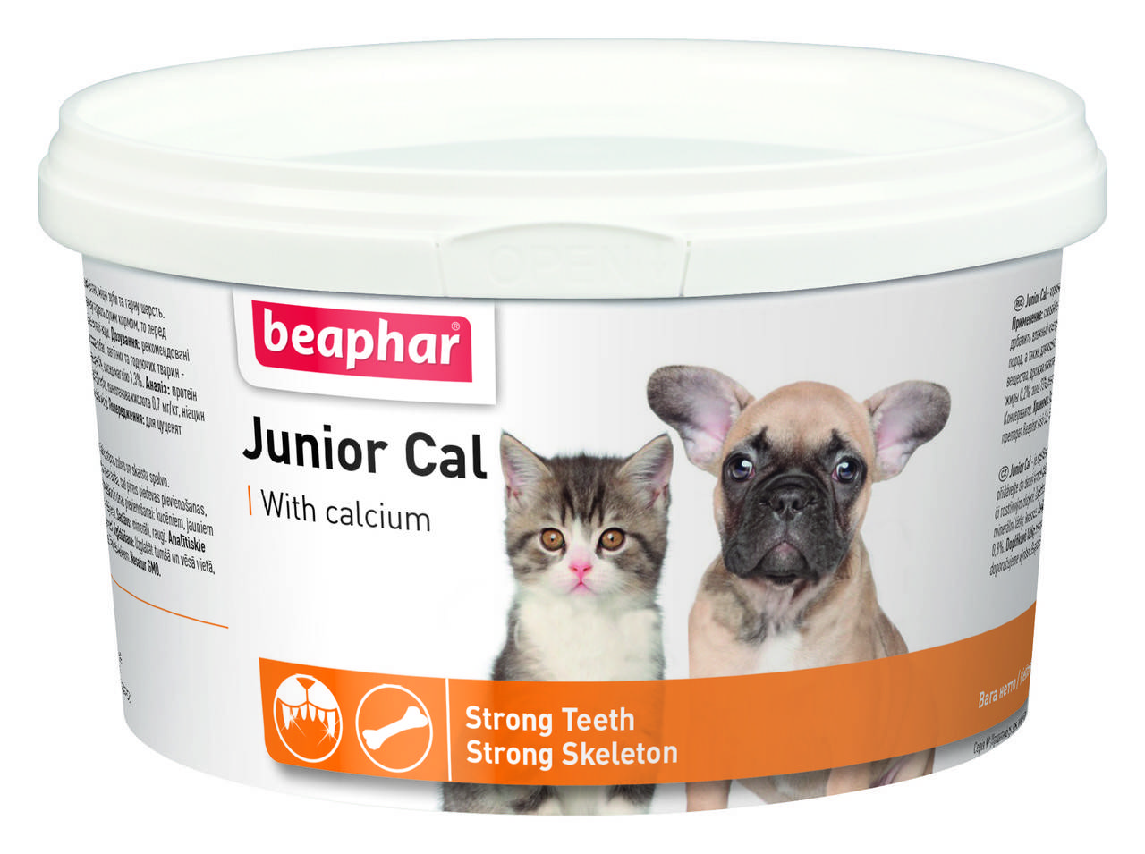 

Beaphar Junior Cal 200г-добавка с кальцием