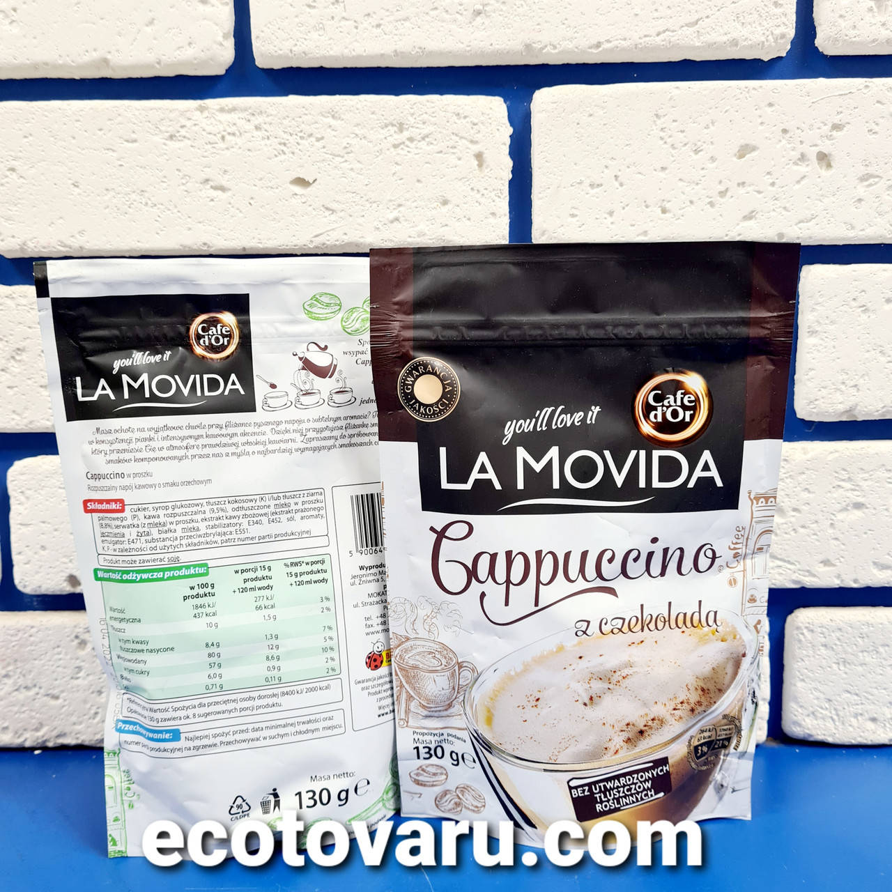 

Капучино Lamovida Шоколадное 130гр