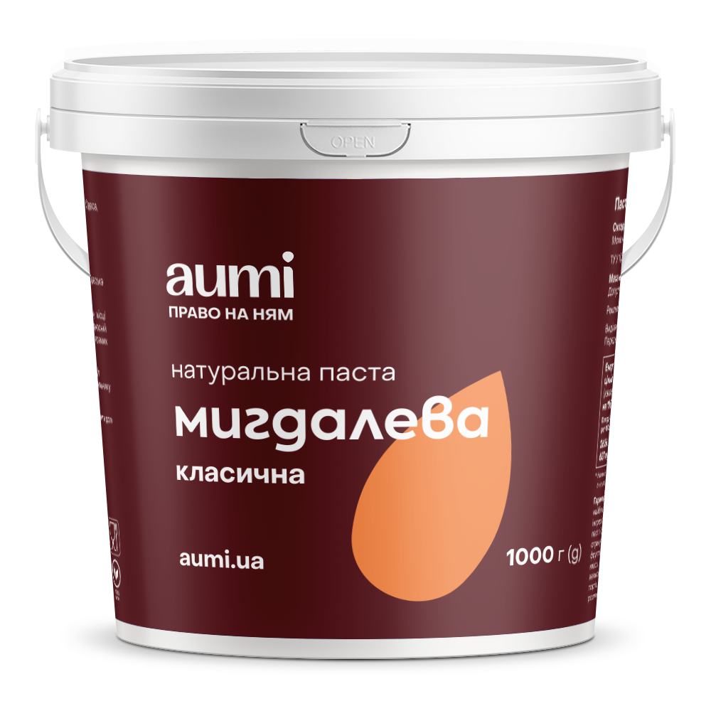 

Миндальная паста классическая, 1кг, ведро, натуральная без добавок
