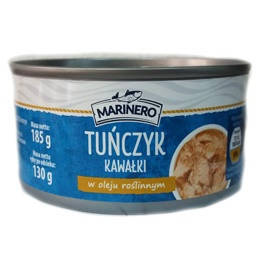 

Тунец кусочками в растительном масле Marinero Tunczyk w Oleju Roslinnym 185г