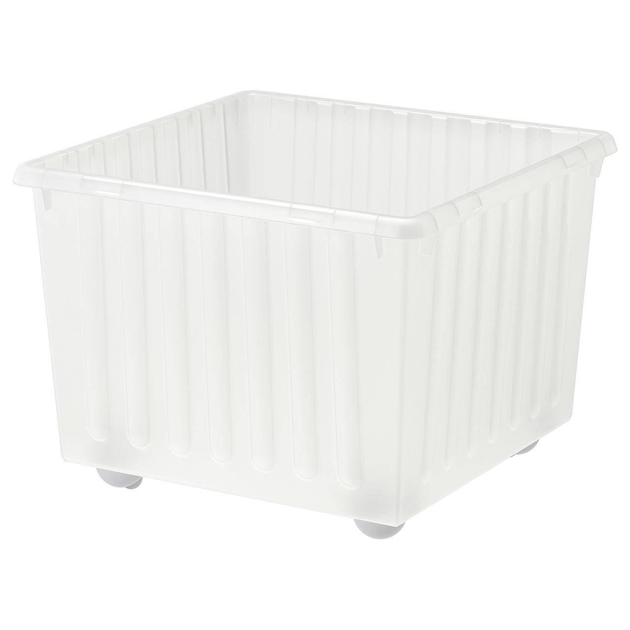 

IKEA Контейнер на колесах VESSLA (300.648.49), Белый