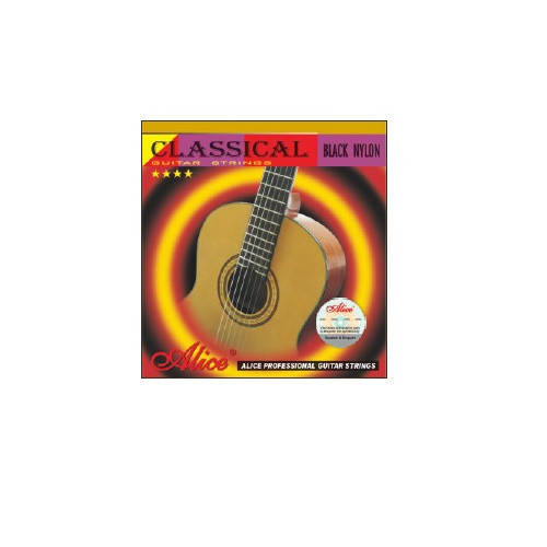 

Струны для классической гитары Alice A107ВКH черный нейлон/бронза (028-044)