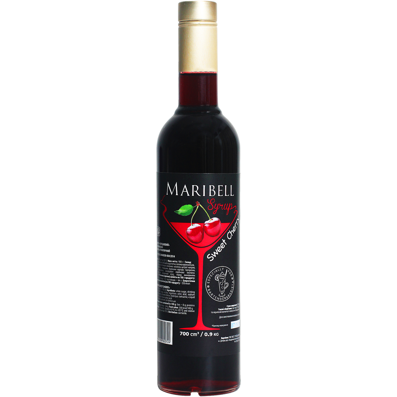 

Сироп коктейльный «Черешня» MARIBELL 700 мл