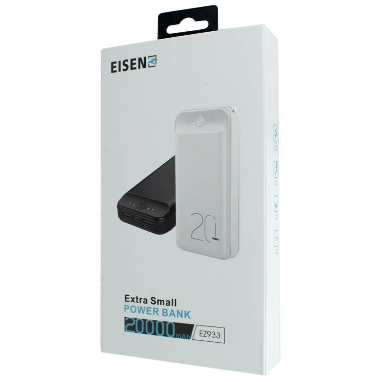 

Power Bank Eisen EZ933 20000mAh 2USB 2.1A black