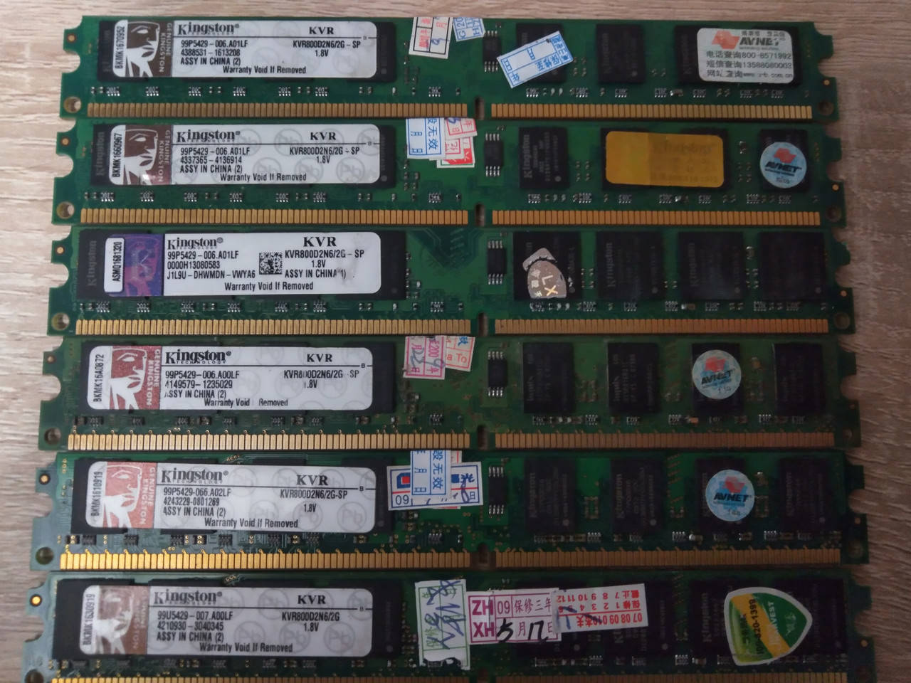 

Оперативна пам'ять Kingston 2 GB DDR2 800 MHz (KVR800D2N6/2G)