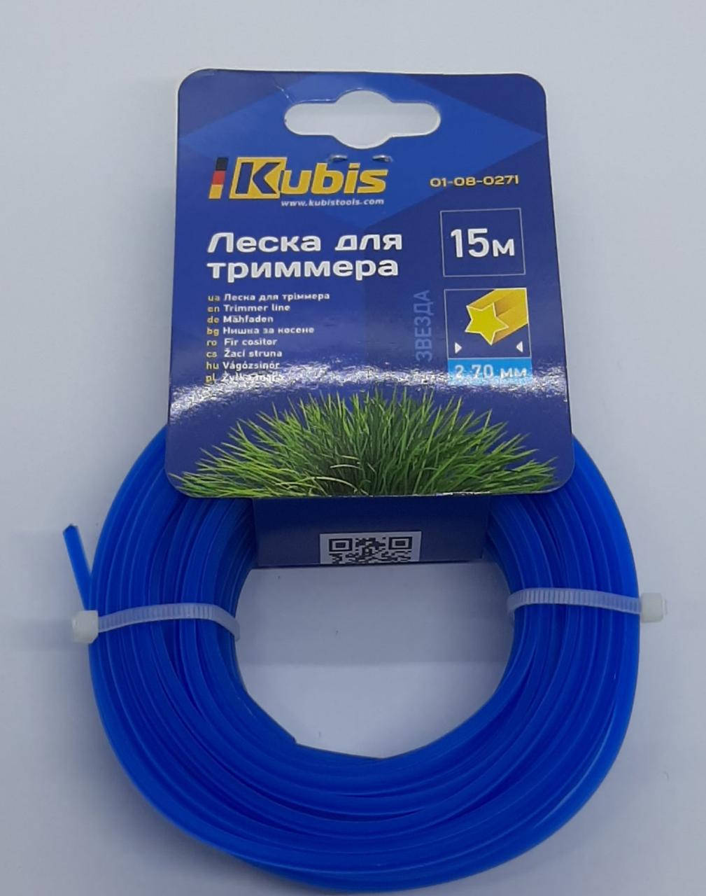 

Леска для триммера "звезда" 2.70 мм*15 м