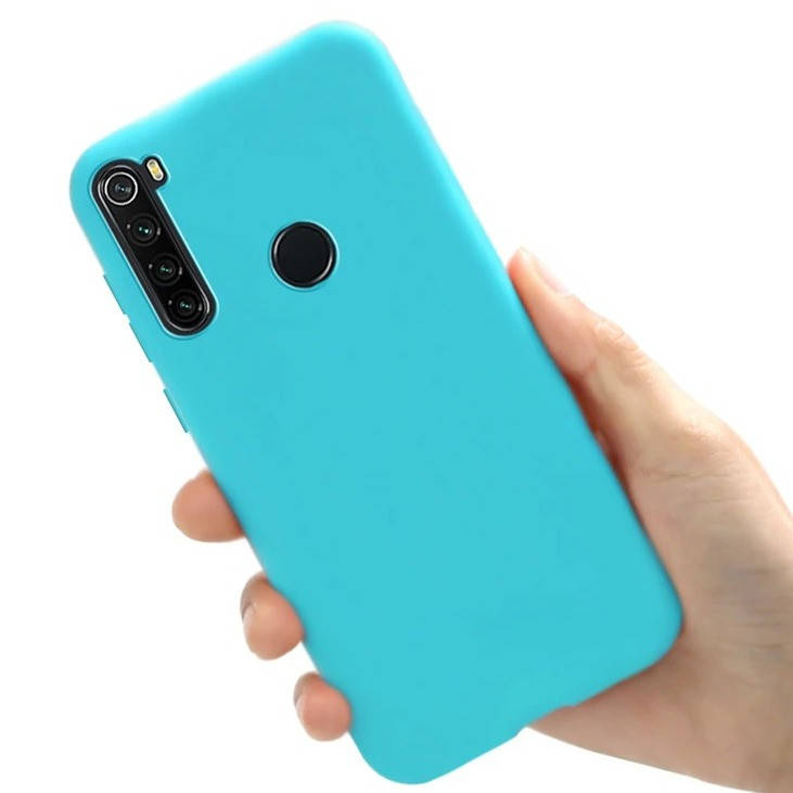 

Чехол Style для Xiaomi Redmi Note 8T силиконовый бампер Голубой