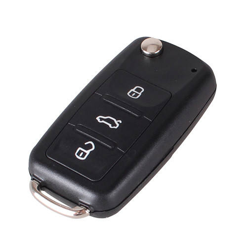 

Выкидной ключ, корпус под чип, 3кн, Volkswagen, HU66