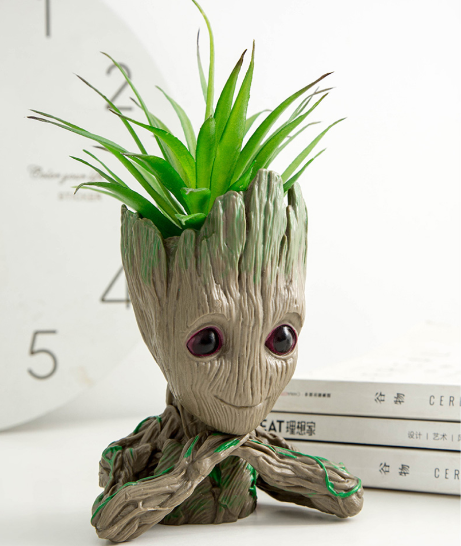 

Цветочный горшок кашпо Primo Грут Groot для цветов и канцелярии (GR-02)