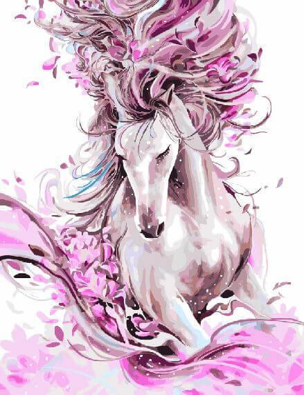 

Картина по номерам Изящная лошадь