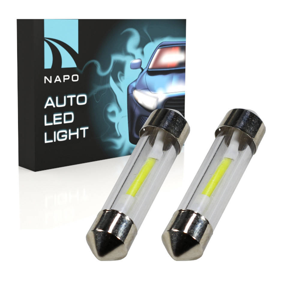 

Лампа автомобильная LED SJ-COB-39mm.t11-036 39mm комплект 2 шт C5W C10W T11 цвет свечения белый