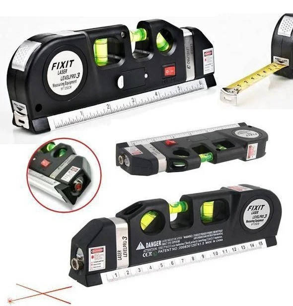 

Лазерный уровень со встроенной рулеткой нивелир Fixit Laser Level Pro 3 выгодное предложение