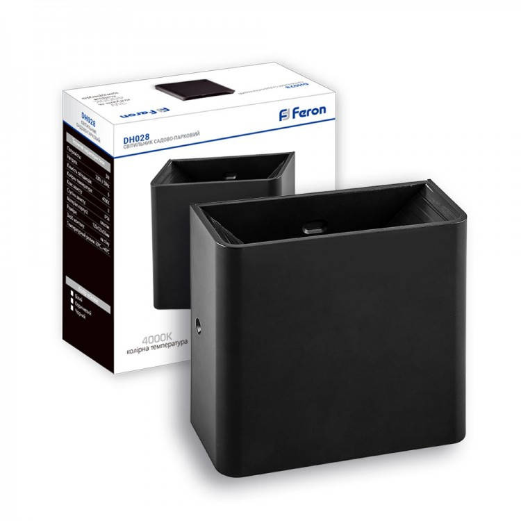 

Фасадный LED светильник Feron DH028 чёрный