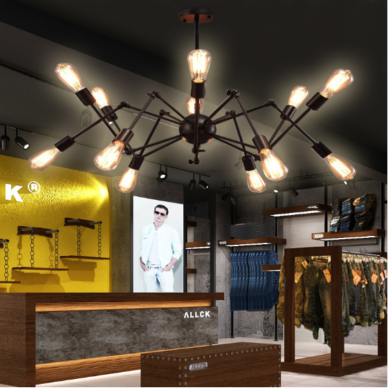 

ЛЮСТРА SPIDER лофт паук 6051 на 10 лап