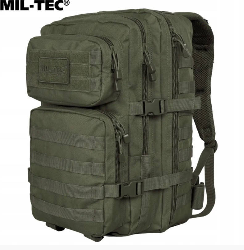 

Тактический рюкзак Mil-Tec Assault 36 л.Olive (олвковый, Германия), Оливковый