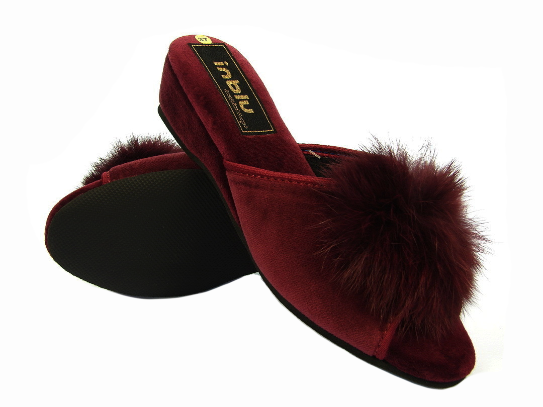 

Тапочки женские Inblu RR-1X(bordo) Бордовые, Бордовый