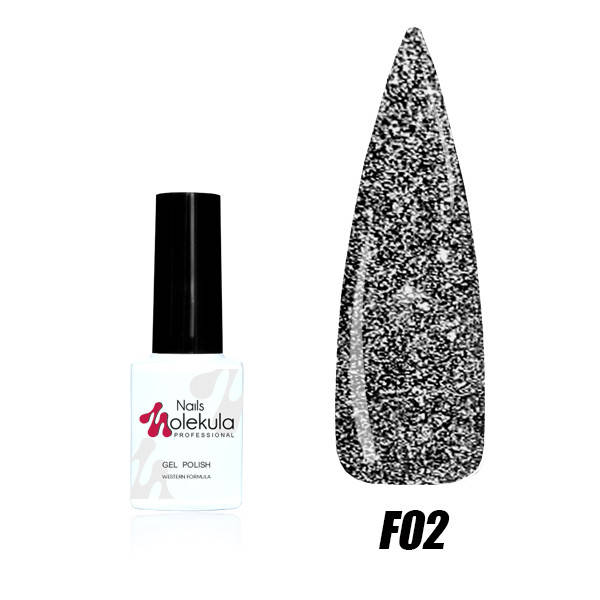 

Світловидбиваючий гель-лак Molekula ( Flash Effect Collection № F02 6 мл