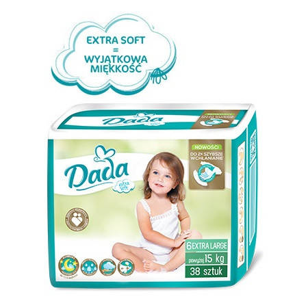 

Подгузники DADA Extra Soft 6 (38 шт) свыше 16 кг