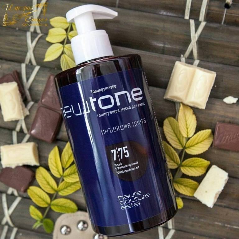 

Маска для тонування волосся Естель Newtone 7/75 русявий коричнево-червоний, 435 мл