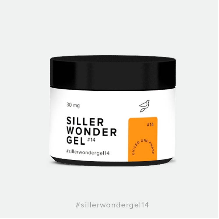 

Камуфлирующий гель Siller Wonder Gel 14 Оранжевый, 30мг
