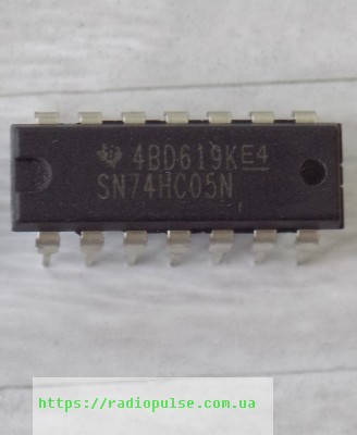 

Микросхема 74HC05 ( SN74HC05N ) , DIP14