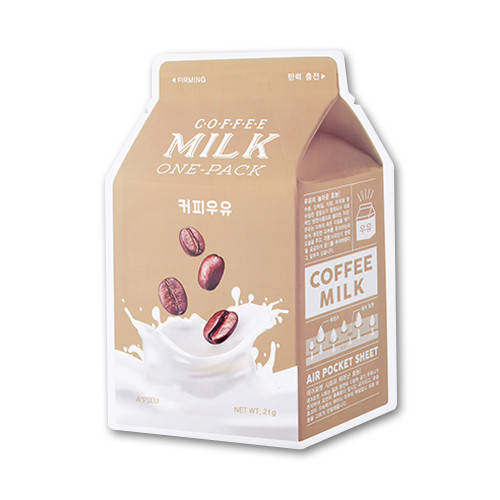 

A'PIEU Milk One Pack Тканевая молочная маска Кофе