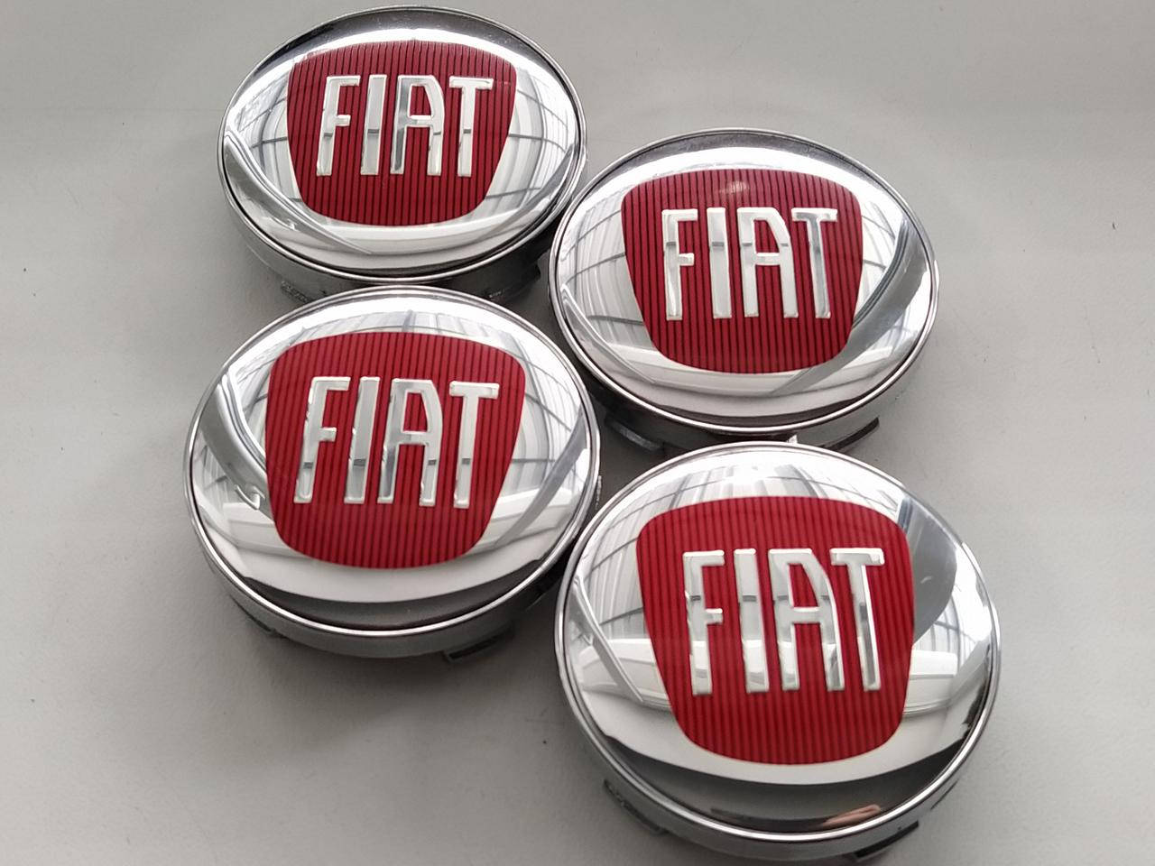 

Колпачки заглушки в литые диски Fiat 60/56/10 мм. Хром.основа