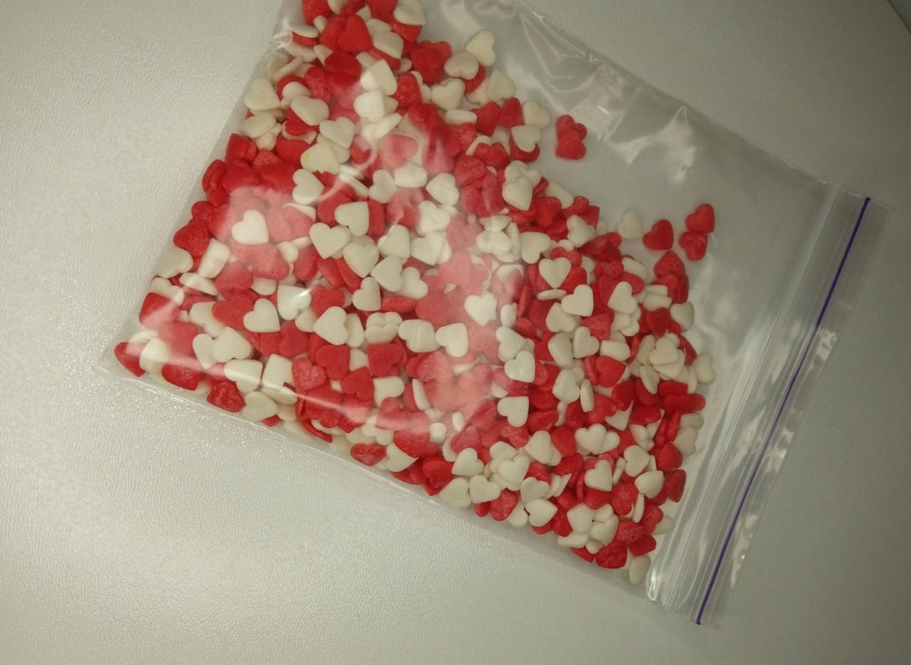 

Посыпка для десертов сердечки