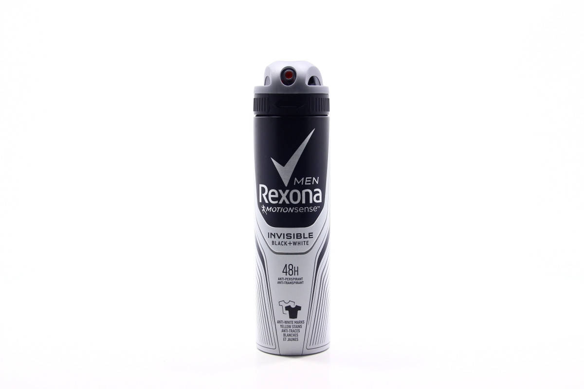 

Антиперспірант Rexona спрей чоловічий Невидимий на чорному і білому 150мл